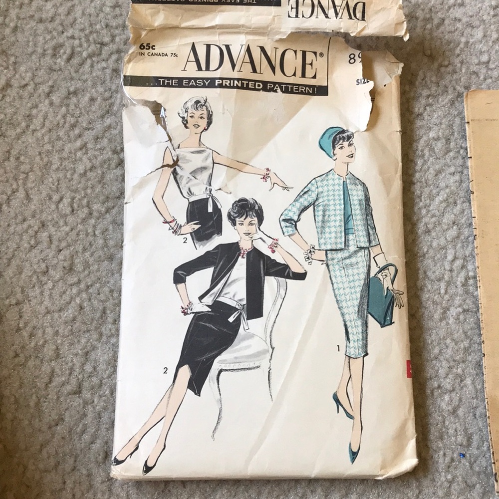 Vintage Advance 1950’s sewing pattern #8920